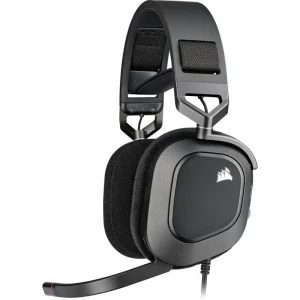 Casti Gaming Head-band Corsair HS80 RGB USB, Wired, Negru