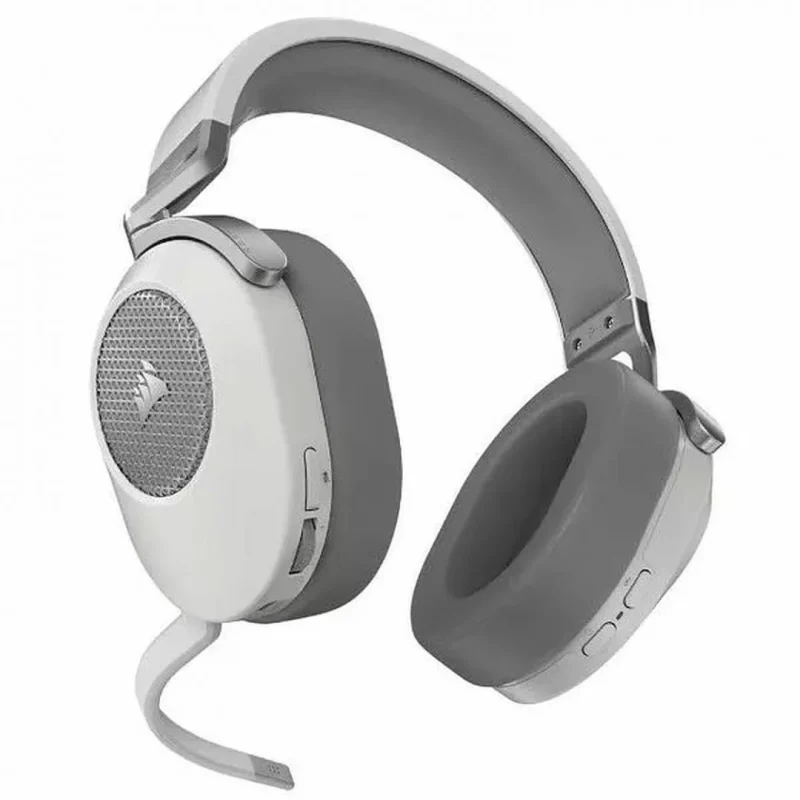 Casti Gaming Head-band Corsair HS65, Wireless, Alb