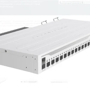 MikroTik Router de retea, CCR2004-1G-12S+2XS; Procesor: 1700 MHz, RAM: 4 GB, 128Mb NAND, RouterOS v7, interfata: 1 x 10/100/1000, 12 x SFP+, 2 x 25G SFP28, 2 x ventilatoare, consum maxim: 49W, dimensiuni: 443 x 224 x 44 mm.
