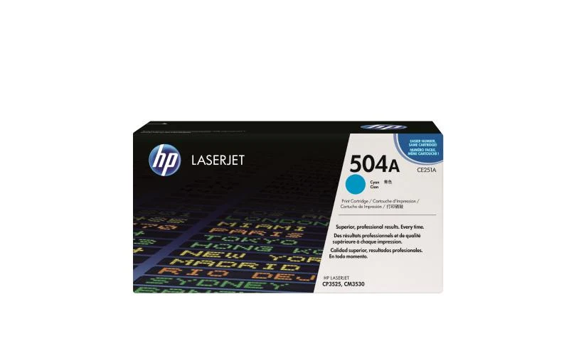 Toner HP CE251 A Toner HP 504a, Cyan