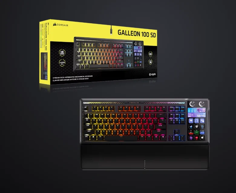Tastatura Mecanica Gaming Corsair GALLEON 100 SD, RGB, USB, negru