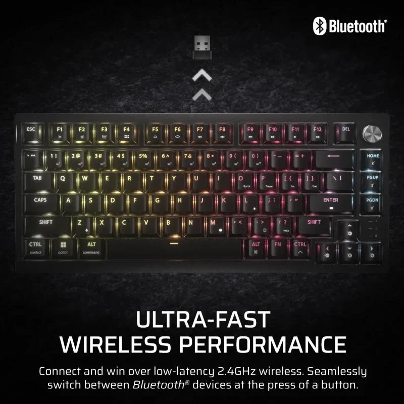Tastatura Mecanica Gaming CORSAIR K65, USB, negru