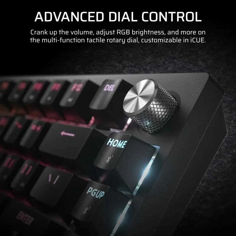 Tastatura Mecanica Gaming CORSAIR K65, USB, negru