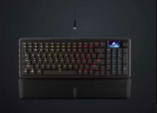 Tastatura Mecanica Gaming CORSAIR VANGUARD 96, RGB, USB, negru