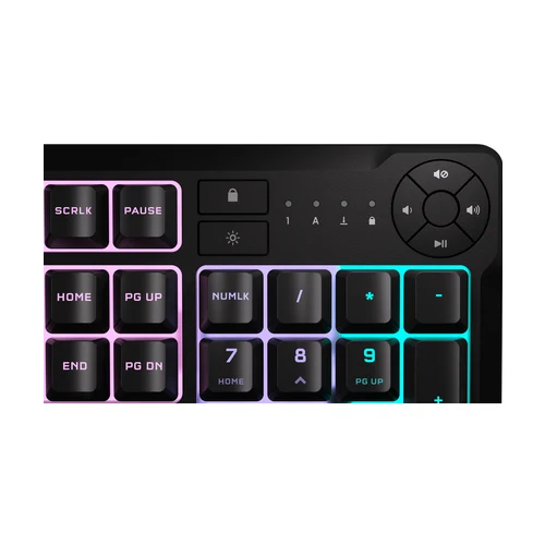 Tastatura Mecanica Gaming Corsair K55 CORE RGB, RGB, USB, Negru