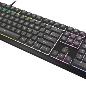 Tastatura Gaming CORSAIR K55 CORE RGB, RGB, USB, Gri