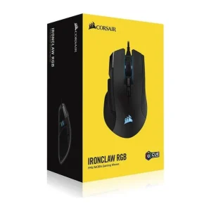 Mouse Gaming CORSAIR IRONCLAW RGB, 18000 DPI, Negru