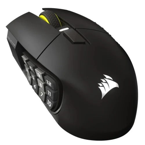 Mouse Gaming Wireless CORSAIR Scimitar Elite Wireless SE, 33000 dpi, Negru