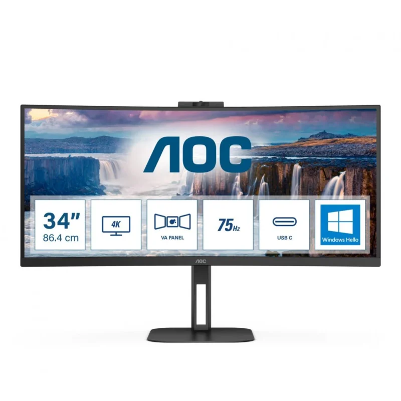 MONITOR AOC CU34V5CW/BK 34 inch