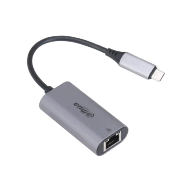 Hub USB DAHUA DH-TC31, USB-C, 1 porturi, RJ-45, Gri