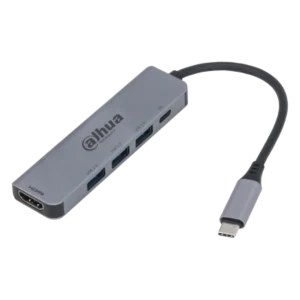 Hub USB DAHUA TC35 USB-C, 5 porturi, HDMI, Gri
