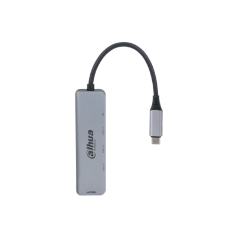 Hub USB DAHUA TC35 USB-C, 5 porturi, HDMI, Gri