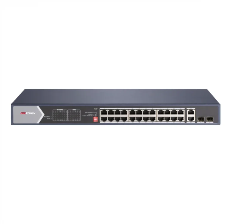 Switch Hikvision DS-3E0528HP-E, 28-port, HiPOE Switch Hikvision DS-3E0528HP-E, 28-port, HiPOE