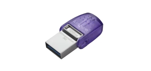 Memorie USB Kingston microDuo 3C 128 GB, USB 3.0, Purpuriu Memorie USB Kingston microDuo 3C 128 GB, USB 3.0, Purpuriu