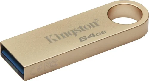 Memorie USB Kingston DataTraveler SE9 G3 64 GB, USB 3.2, Auriu
