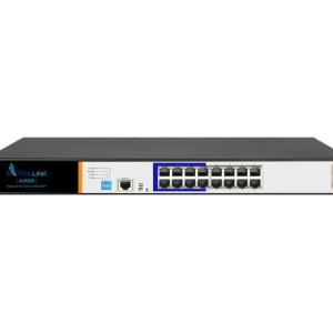 Extralink ARES PoE Switch 16x Gigabit PoE/PoE+ 2x SFP 1x Console 150 W Managed
