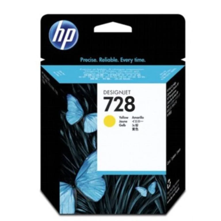 Cartus cerneala HP F9J65 A, 130 ml, yellow DesignJet Ink Cartridge Cartus HP 728, Yellow