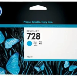 Cartus cerneala HP F9J67 A, 130 ml, cyan, DesignJet Ink Cartridge Cartus HP 728, Cyan