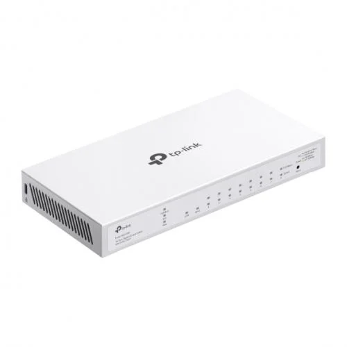 TP-LINK 10-Port Gigabit Smart Switch with 8-Port PoE+ FESTA FS310GP, iNTERFATA: 8× 10/100/1000Mbps PoE+ RJ45 Ports (Auto-Negotiation/Auto MDI/MDIX), 2× 100/1000 Mbps SFP Slots, dIMENSIUNI: 209×126×26 mm, Capacitate Switch: 209×126×26 mm, Packet Forwarding Rate: 14.88 Mpps, Cloud Management, TP-LINK 10-Port Gigabit Smart Switch with 8-Port PoE+ FESTA FS310GP
