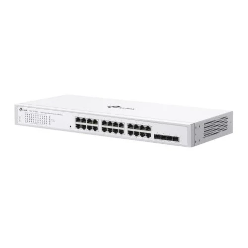 Switch TP-Link cu 24 de porturi, 24× 10/100/1000 Mbps RJ45 Ports (Auto- Negotiation/Auto MDI/MDIX), capacitate switch 56 Gbps, dimensiuni (440× 180×44 mm) Switch TP-Link cu 24 de porturi