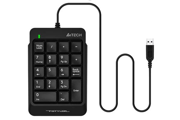 Tastatura A4Tech Fstyler FK13P, USB, Negru