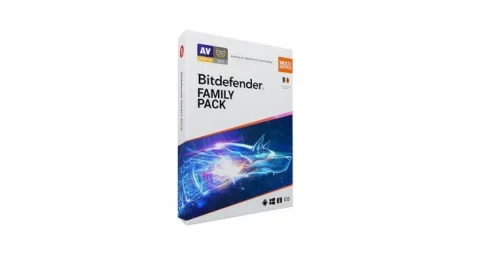 Licenta retail Bitdefender Family Pack - protectie anti-malwarecompleta pentru toata familia, disponibila pentru Windows, macOS, iOS si Android, valabila pentru 2 ani, 15 dispozitive, new.