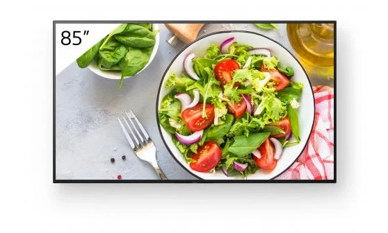 Monitor signage Sony BZ35L, 85", 550nit, 24/7, UHD, panel VA, D-LED, 15.9ms, contrast static 6000:1, contrast dinamic 400000:1, mătuire 2%, Android 10, stocare 32GB. Miracast, Chromecast built-in, AirPlay, Apple HomeKit, Google Play Store. Conectivitate: WiFi (2.4GHz, 5GHz), BT 4.2, 1xComposit Monitor signage Sony BZ35L, 85", 550nit, 24/7, UHD, panel VA, D-LED, 15.9ms, contrast static 6000:1, contrast dinamic 400000:1, mătuire 2%, Android 10, stocare 32GB. Miracast, Chromecast built-in, AirPlay, Apple HomeKit, Google Play Store. Conectivitate: WiFi (2.4GHz, 5GHz), BT 4.2, 1xComposit