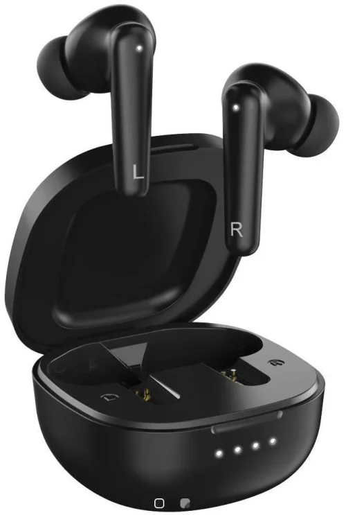 Casti Genius HS-M910BT True Wireless, intraauriculare, microfon, Bluetooth 5.0, USB C, negru