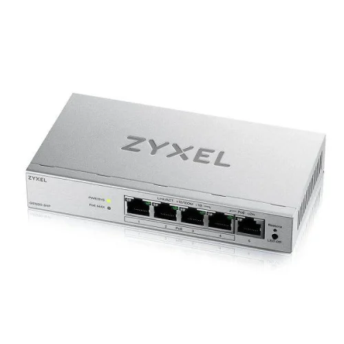 ZYXEL GS1200-5HPV3 5-Port Gigabit PoE Web-Managed Switch ZYXEL GS1200-5HPV3 5-Port Gigabit PoE Web-Managed Switch