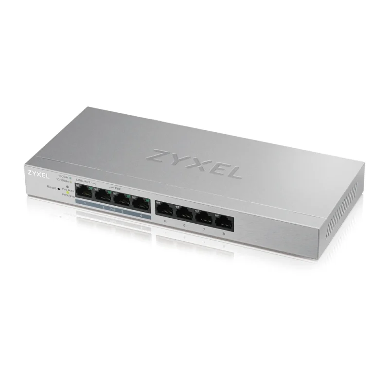 ZYXEL GS1200 8-Port Web Managed PoE Gigabit Switch