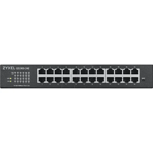 Zyxel GS1900-24, 24-port GbE L2, 24 Port Smart Switch, rackmount,