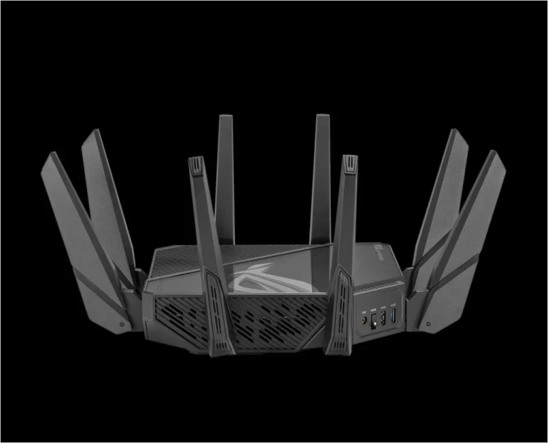 Router wireless ASUS ROG Rapture GT-AXE16000, WIFI 6E, Mesh, Quad-Band