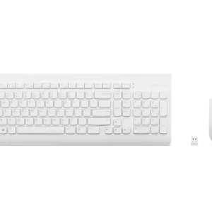 Kit tastatura si mouse Lenovo 510 Tastatura Mecanica Lenovo 510, Wireless, Alb