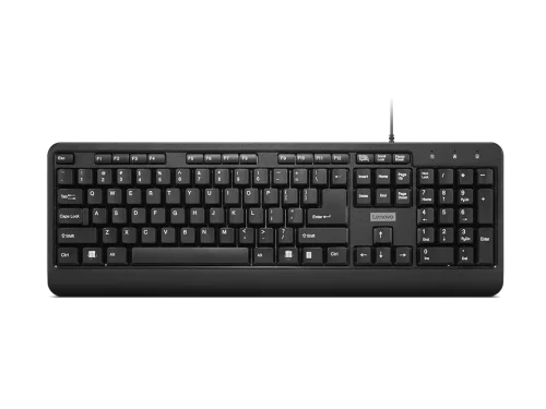 Tastatura Lenovo 160 Wired, USB, Negru