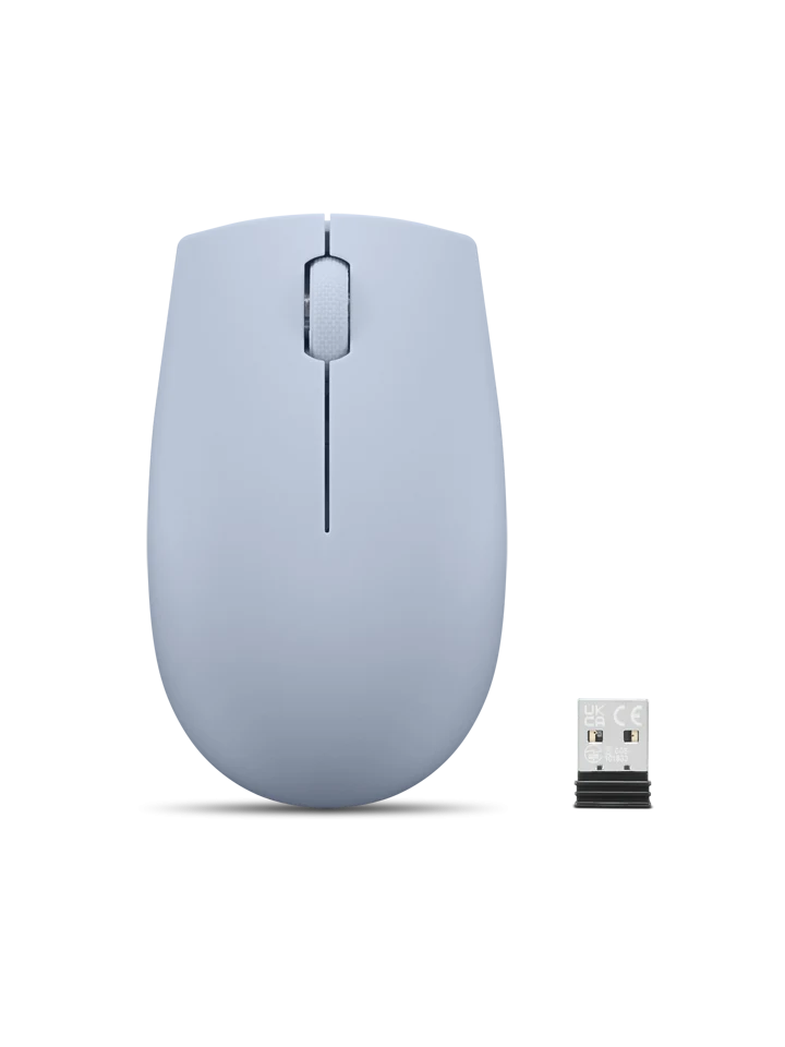 Mouse Wireless LENOVO 300, 1000 dpi, Albastru