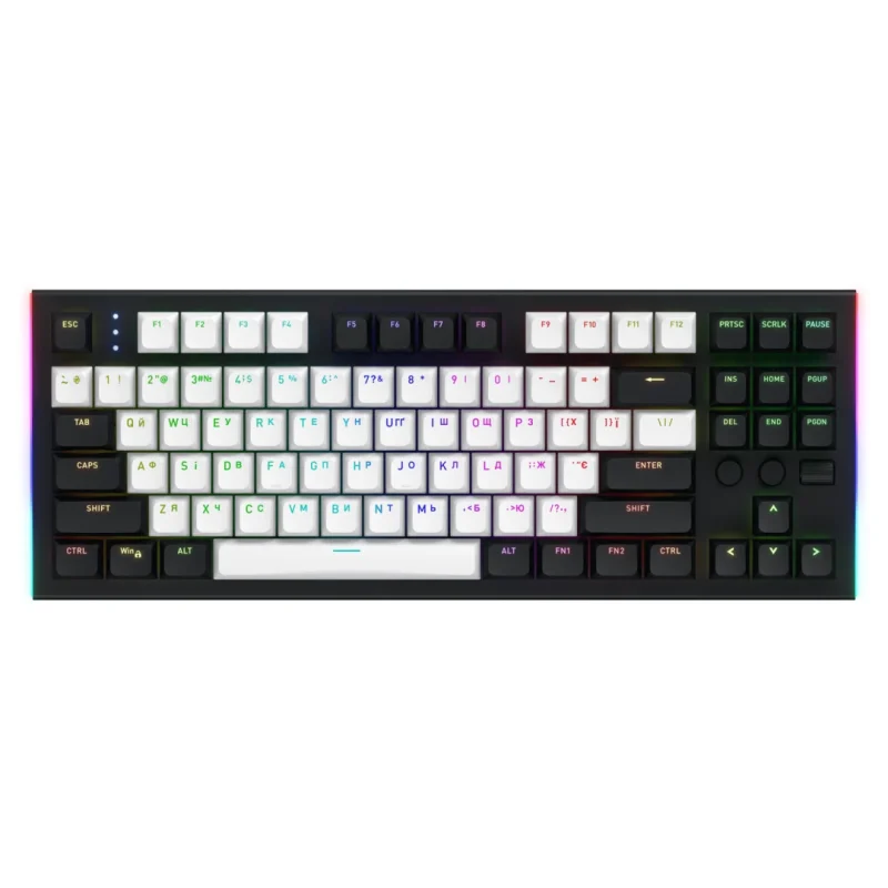 Tastatura Mecanica Gaming Hator Gravity TKL, RGB, USB, negru