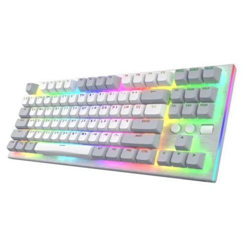 Tastatura Mecanica Gaming HATOR Gravity TKL, RGB, USB, Alb Tastatura Mecanica Gaming HATOR Gravity TKL, RGB, USB, Alb