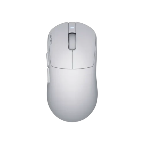 Mouse Gaming Wireless HATOR Quasar 3S Ultima 8K Wireless, 30000 dpi, Alb