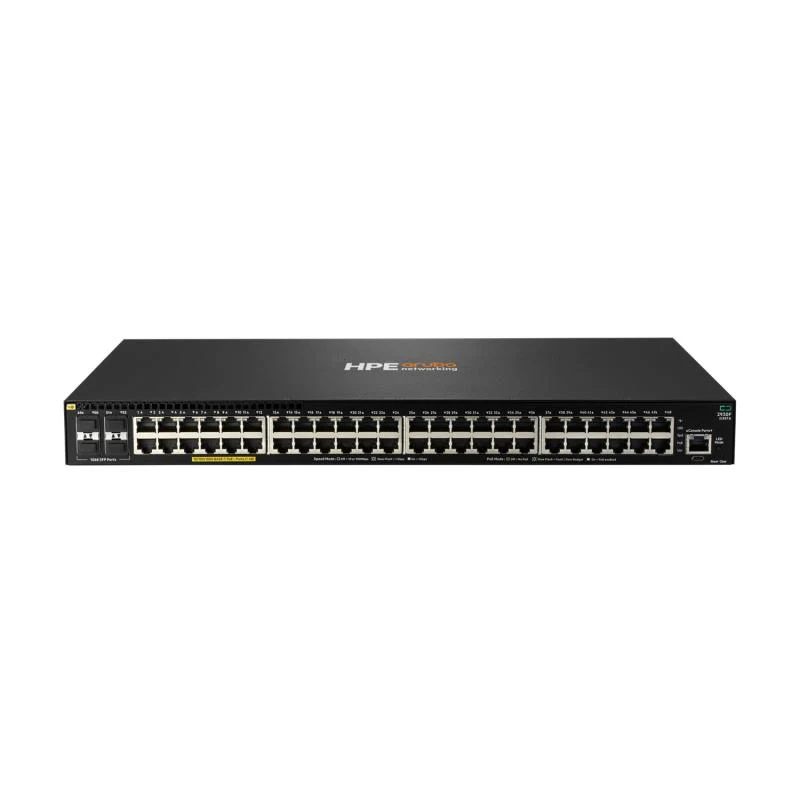 HPE Aruba Networking 2930F 48G PoE+ 4SFP 740W Switch HPE Aruba Networking 2930F 48G PoE+ 4SFP 740W Switch