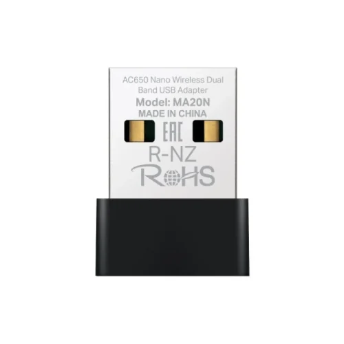 Adaptor Wireless MERCUSYS AC650 Nano, WIFI 5, Dual Band