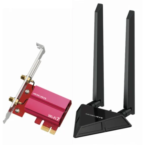 Adaptor Wireless MERCUSYS BE9300, WIFI 7, Mesh, Tri-Band Adaptor Wireless MERCUSYS BE9300, WIFI 7, Mesh, Tri-Band