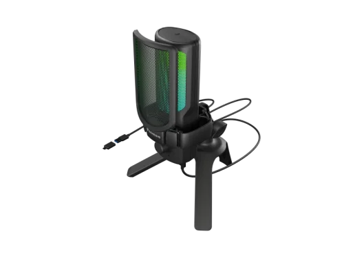 Microfon Genesis Radium 250, tip Cardioid, USB, LED backlight