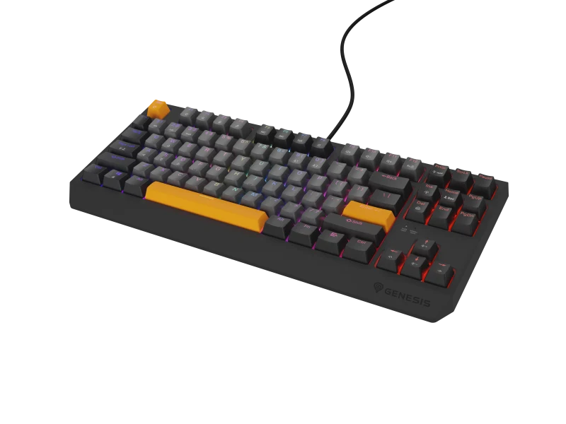 Tastatura Mecanica Gaming Genesis Thor 230 TKL, RGB, USB, gri Tastatura Mecanica Gaming Genesis Thor 230 TKL, RGB, USB, gri