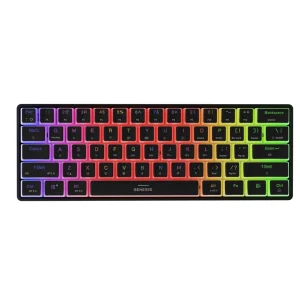 Tastatura Mecanica Gaming Genesis Thor 660 G2, RGB, Wireless, negru