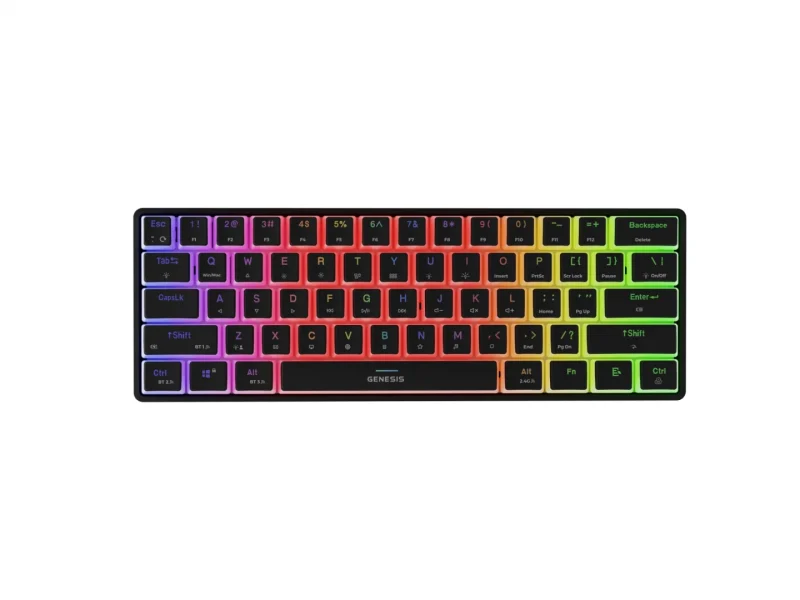Tastatura Mecanica Gaming Genesis Thor 660 G2, RGB, Wireless, negru