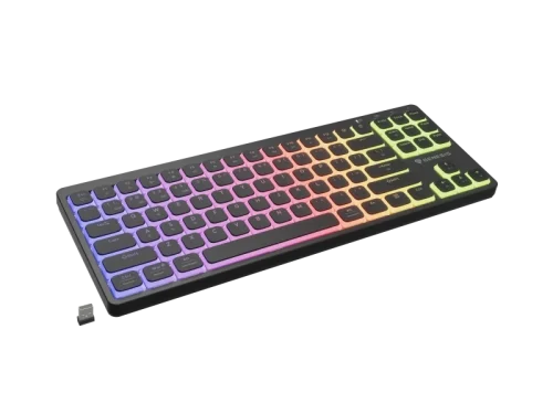Tastatura Mecanica Gaming GENESIS Thor 430 TKL Wireless, RGB, Wireless, negru