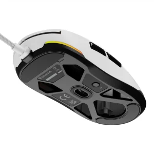 Mouse Gaming GENESIS Krypton 660, 12000 DPI, Alb