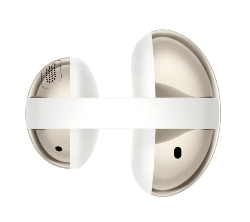 Casti Open-Ear TCL Crystal Clip, True Wireless, Bluetooth, IPX4 ,Autonomie 36 ore, White Gold