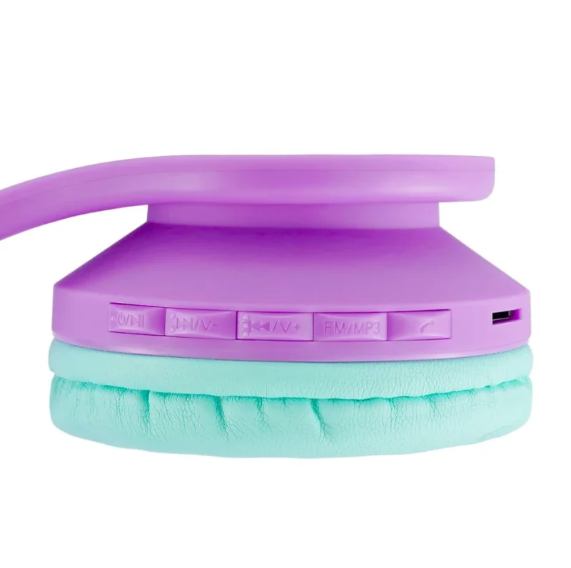 Casti Head-band PowerLocus P1KIDS, Wireless, Albastru