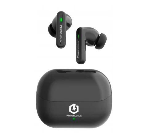 PowerLocus Casti True Wireless Bluetooth Fit ANC Black